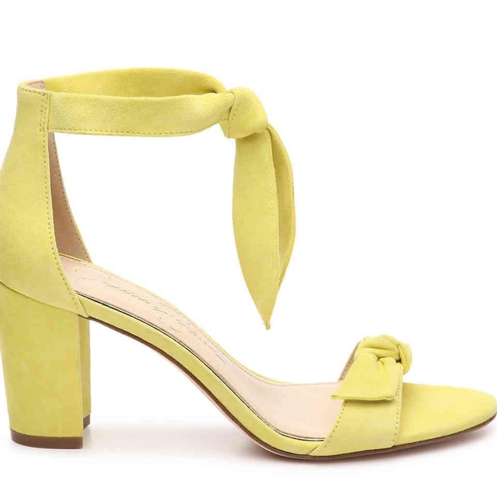 Jessica Simpson Yellow Mystie High Heel Sandal